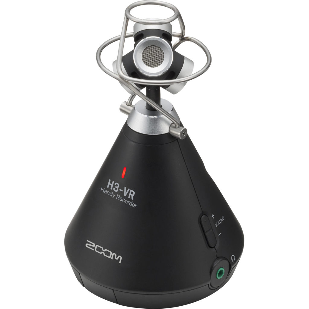 Zoom H3-VR audio recorder. 